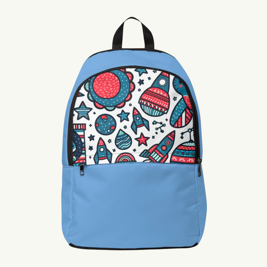 Space Backpack for Kids - Blue