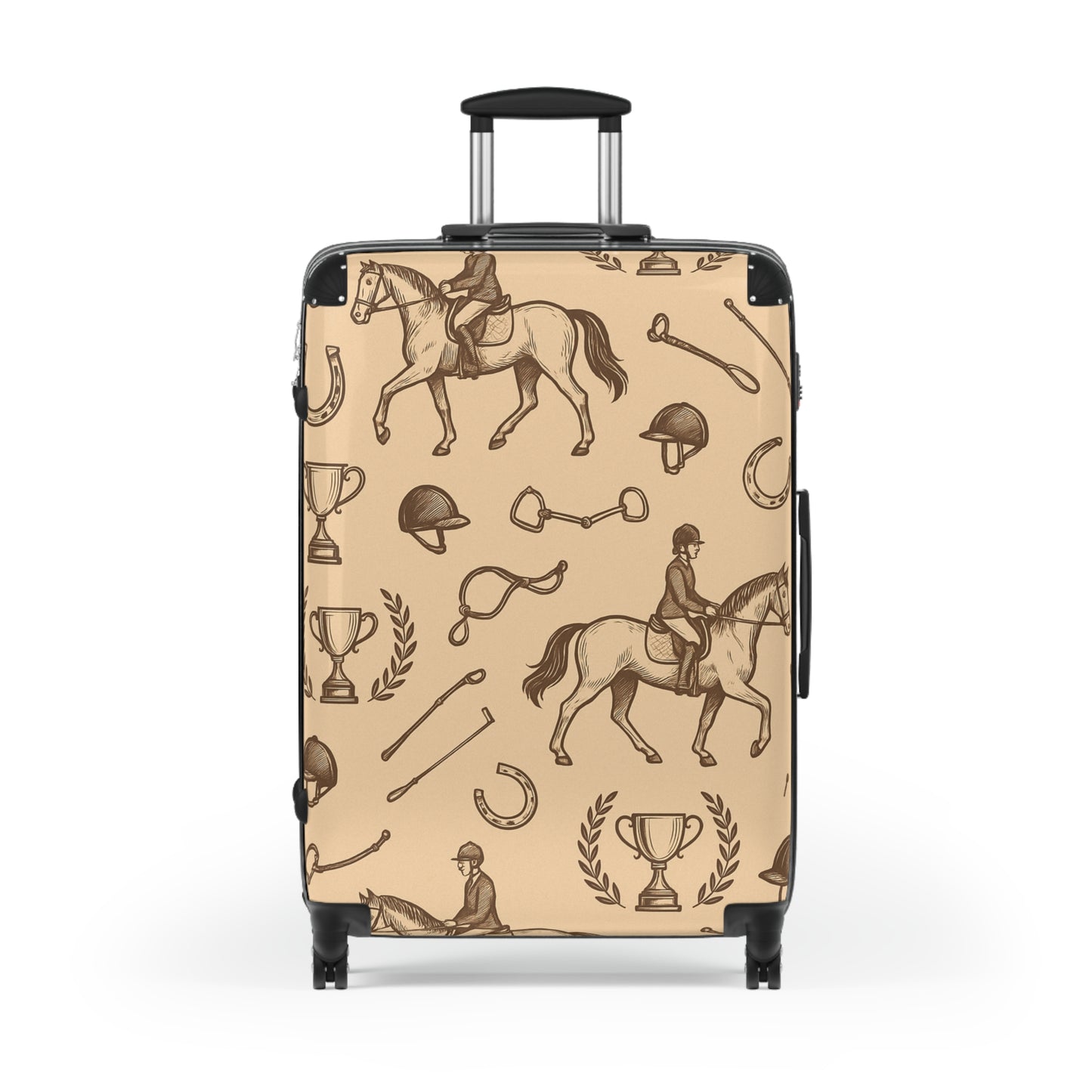 Equestrian Pattern Suitcase