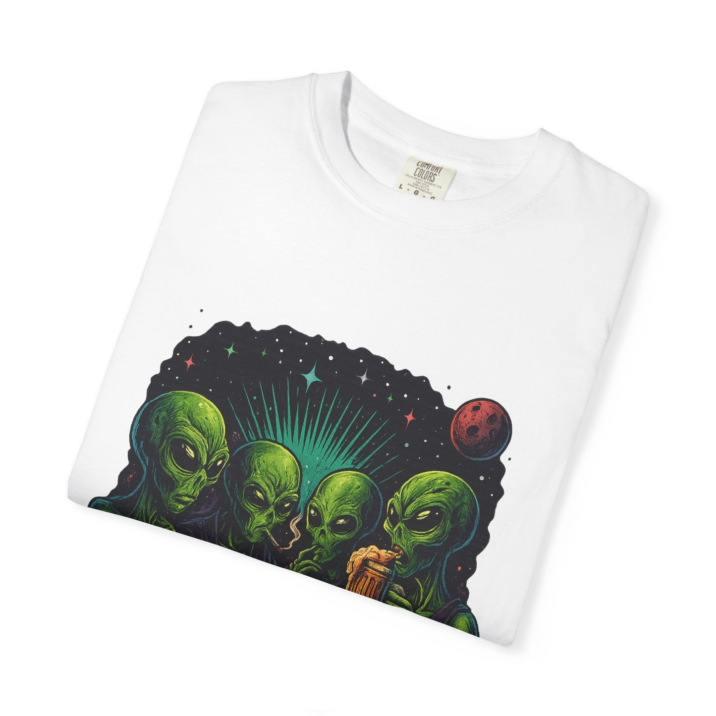 Alien Party T-Shirt | Unisex Garment-Dyed Tee