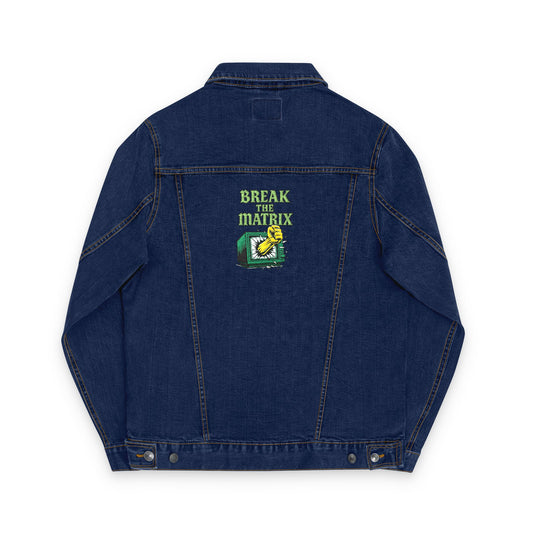 Embroidered Unisex Denim Jacket