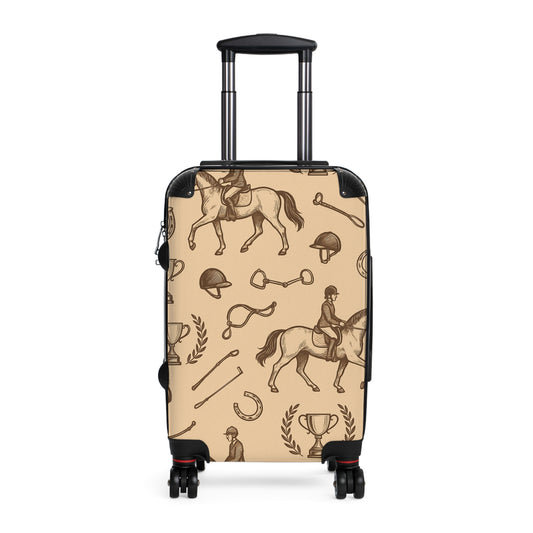 Equestrian Pattern Suitcase