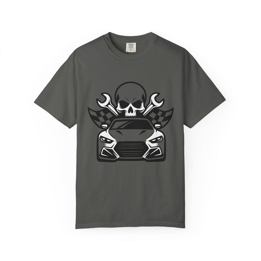 Skull Car T-Shirt Unisex