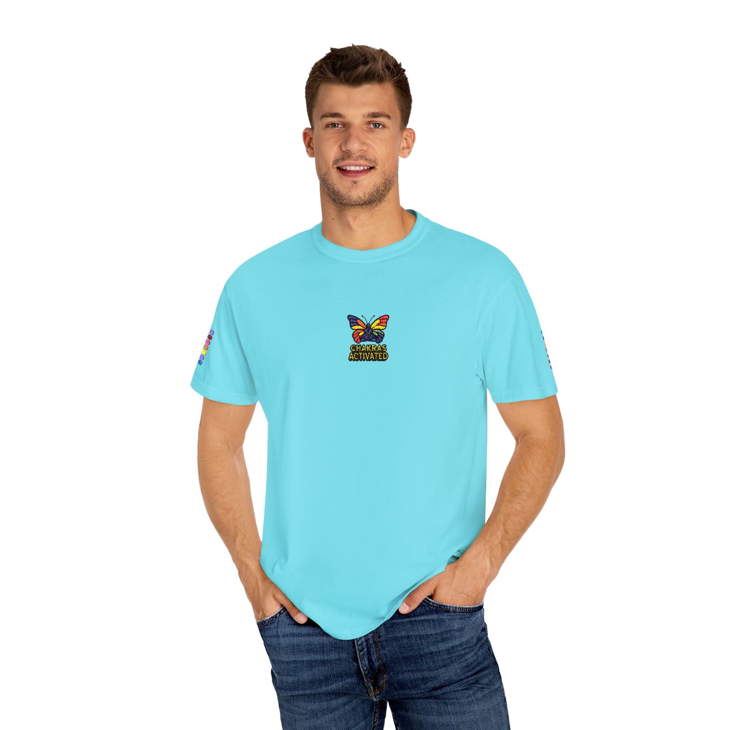 Butterfly Chakras Design Unisex T-Shirt