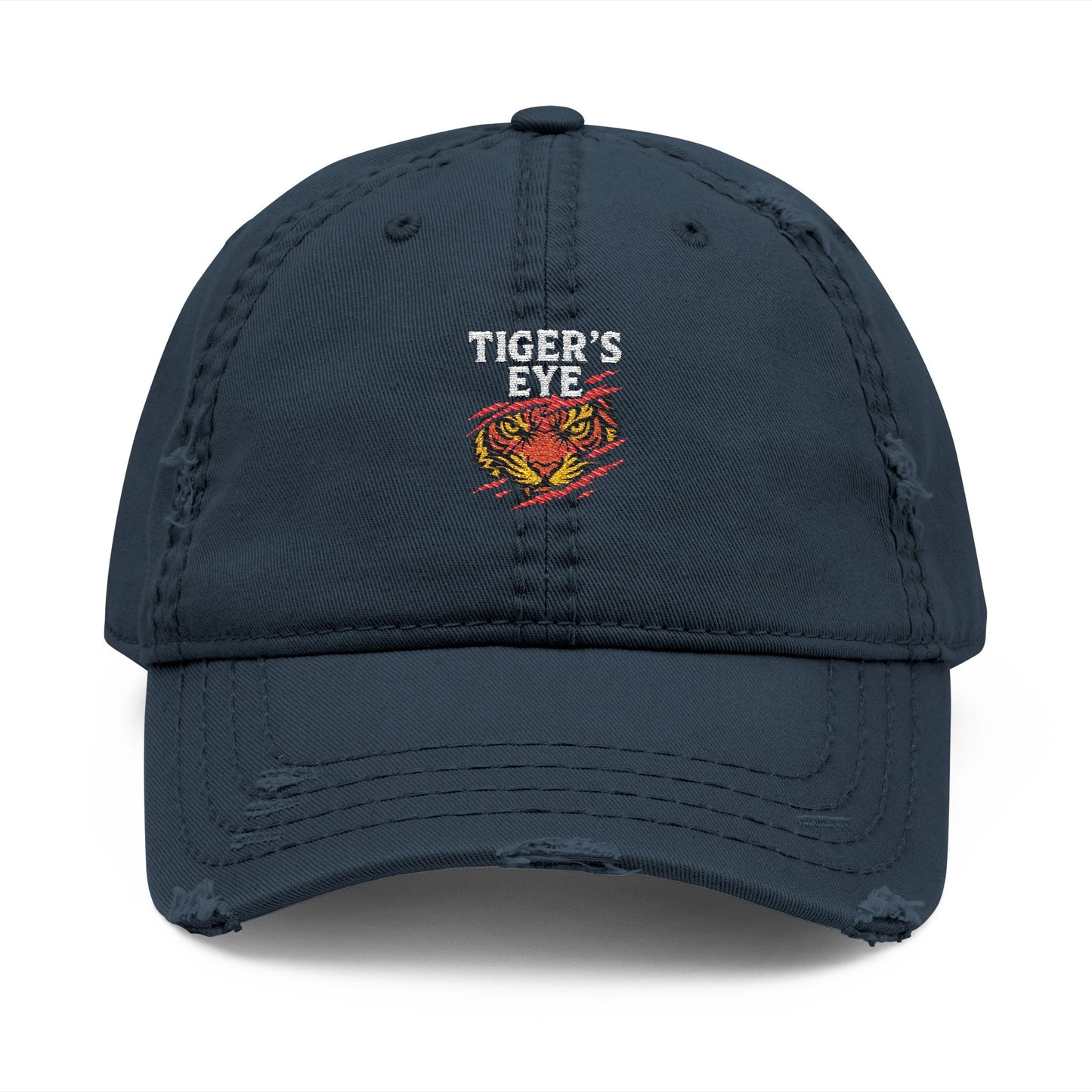 Hat with Tiger's Eye Embroidery