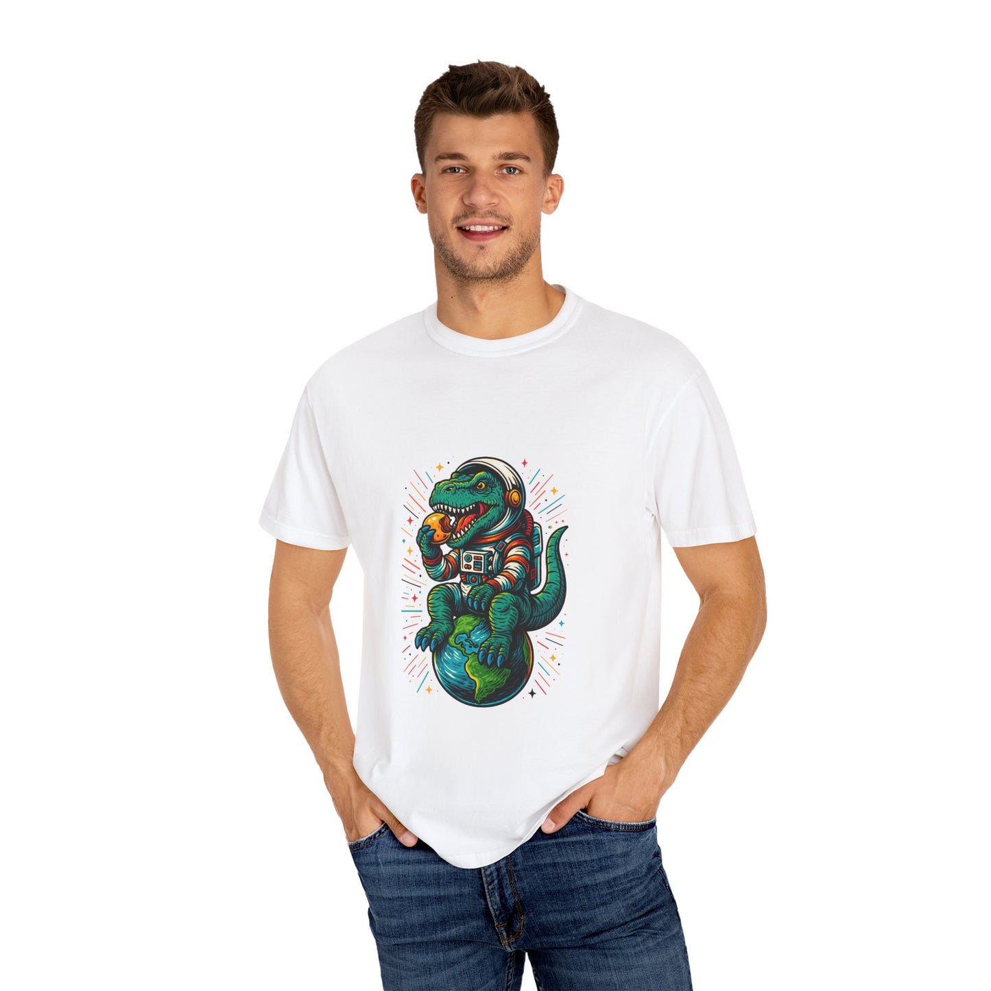 Astronaut Dinosaur T-Shirt