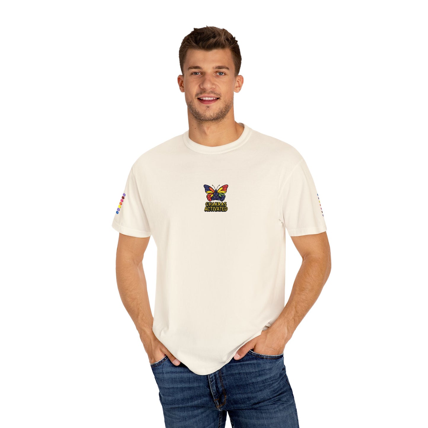 Butterfly Chakras Design Unisex T-Shirt