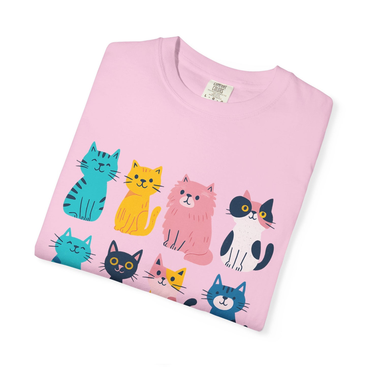 Colorful Cat T-Shirt Unisex