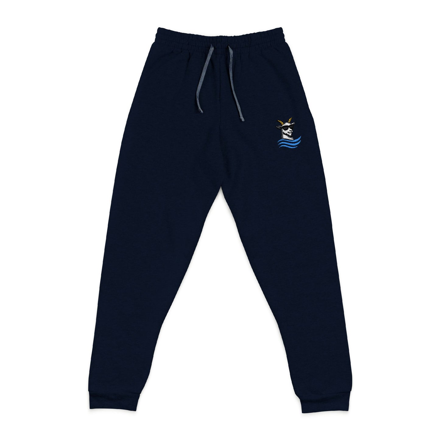 Cool Goat Embroidered Unisex Joggers