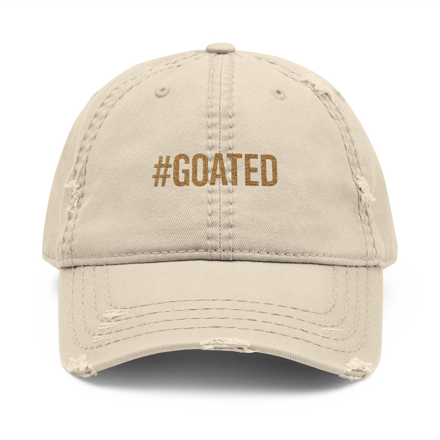 Cap with #Goated Embroidery
