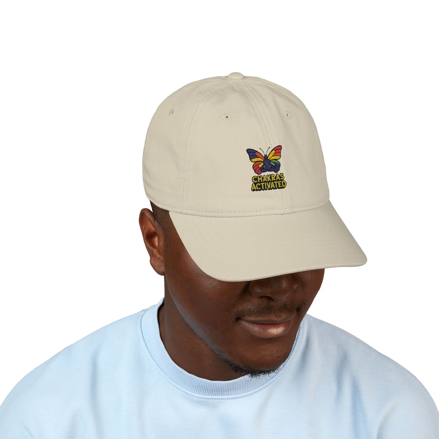 Chakra Butterfly Embroidered Baseball Cap