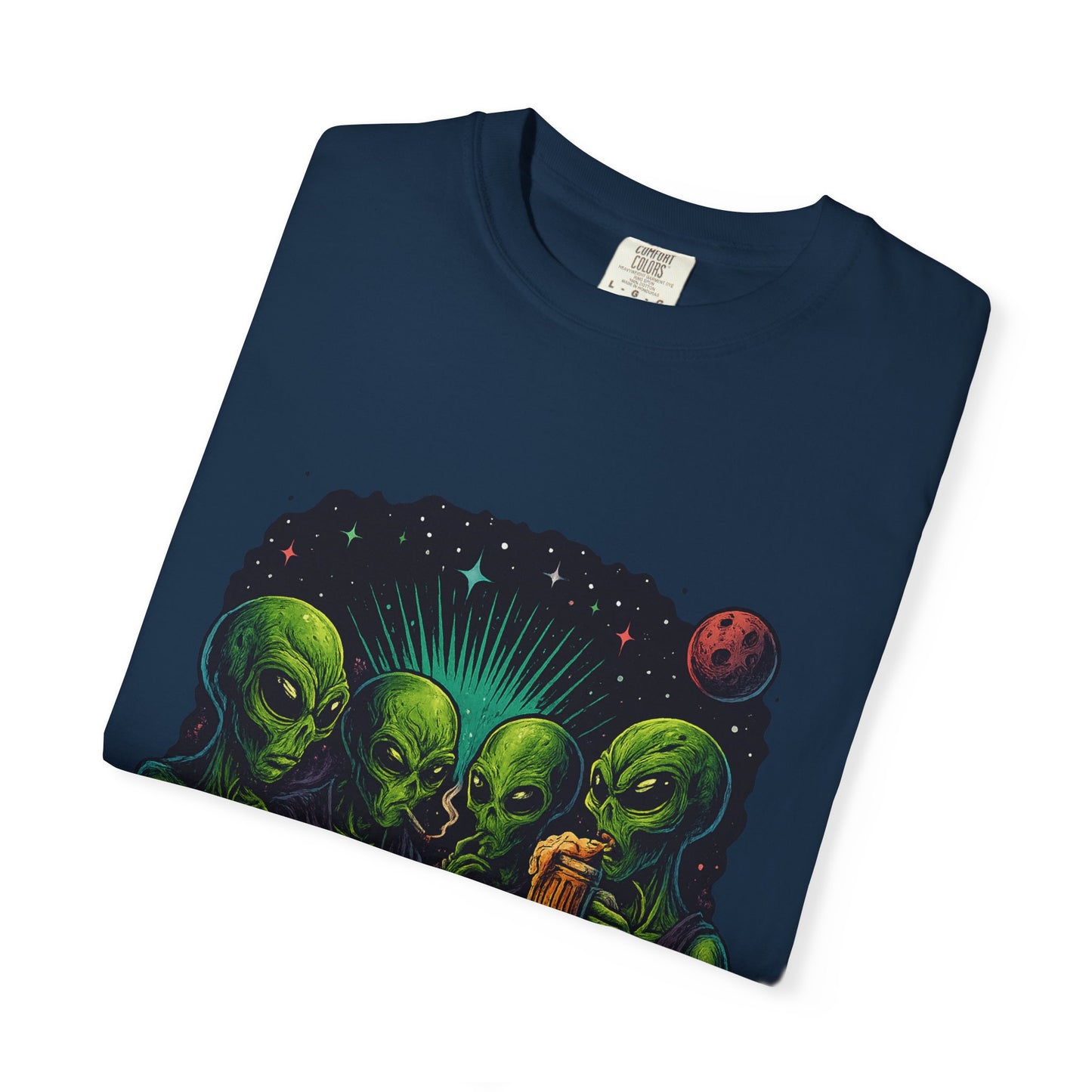 Alien Party T-Shirt | Unisex Garment-Dyed Tee