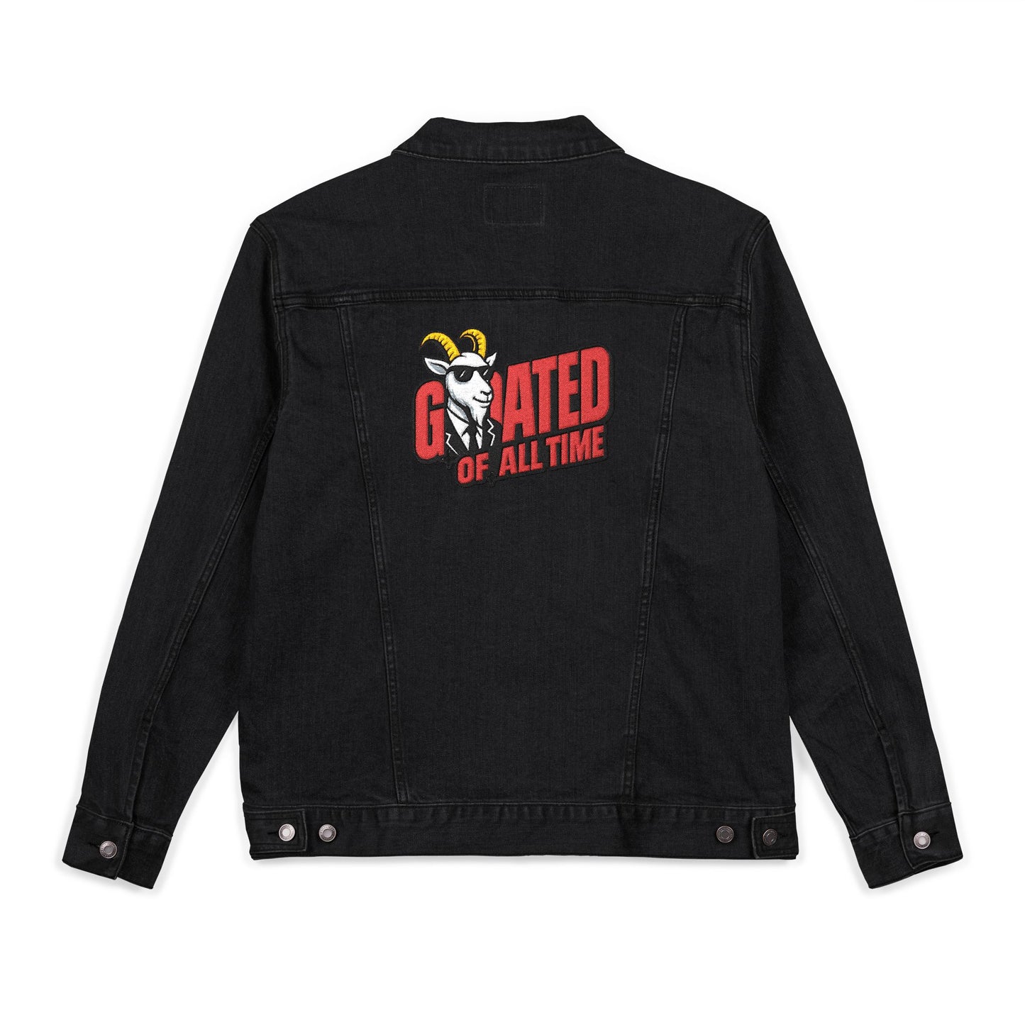 Goated Embroidered Denim Jacket