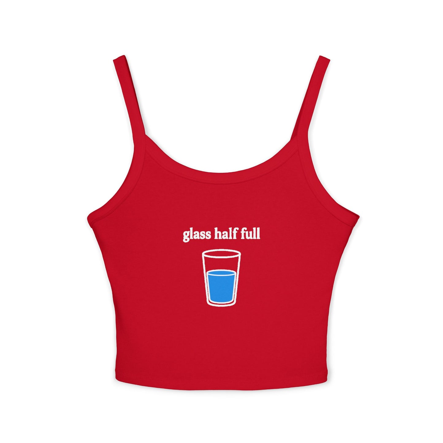 Glass Half Full Tank Top
