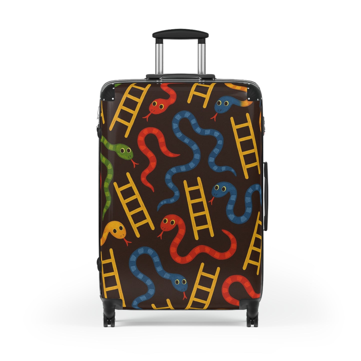 Colorful Snakes and Ladders Suitcase for Travel