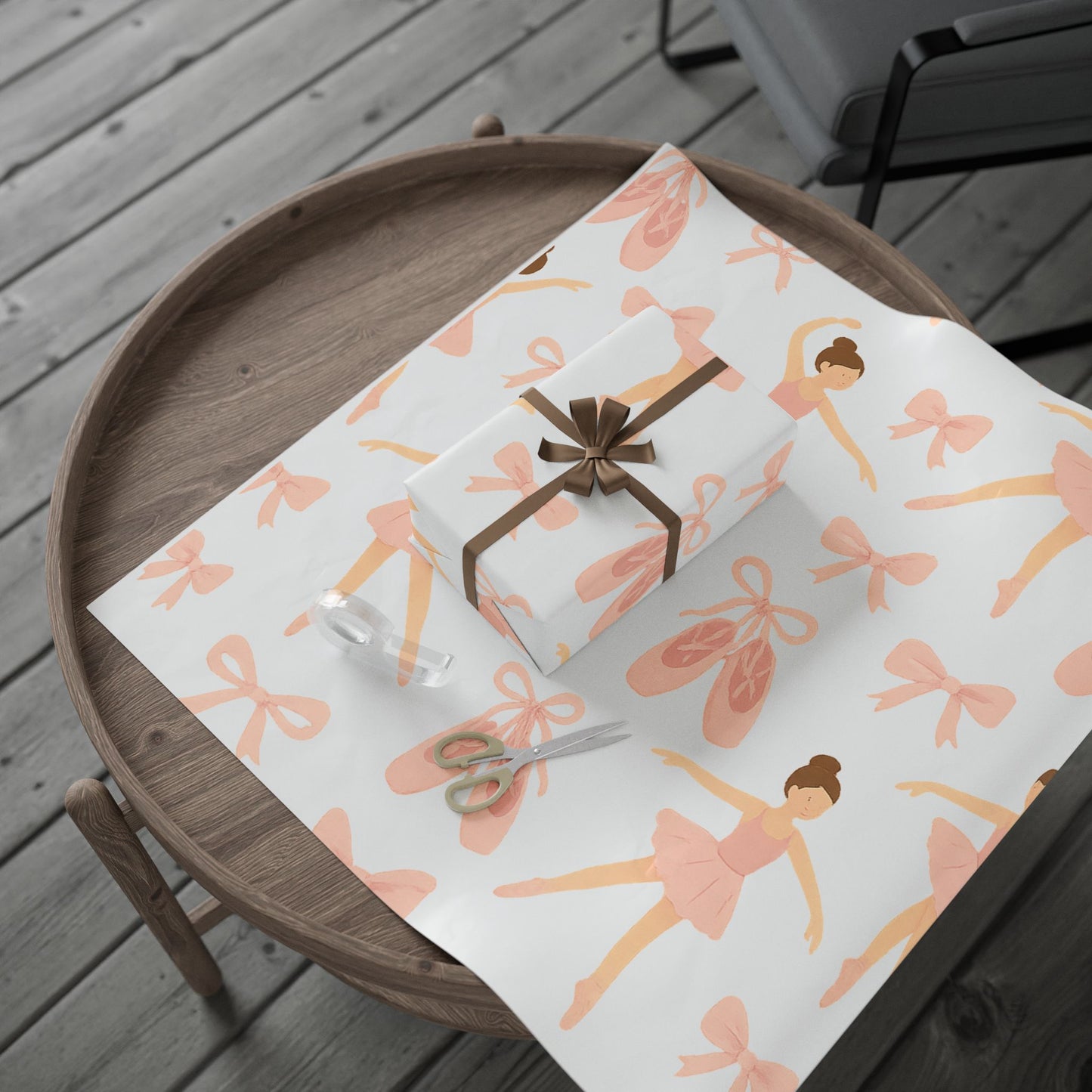 Ballet-Themed Gift Wrapping Paper