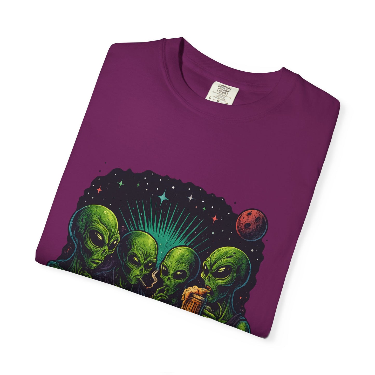Alien Party T-Shirt | Unisex Garment-Dyed Tee