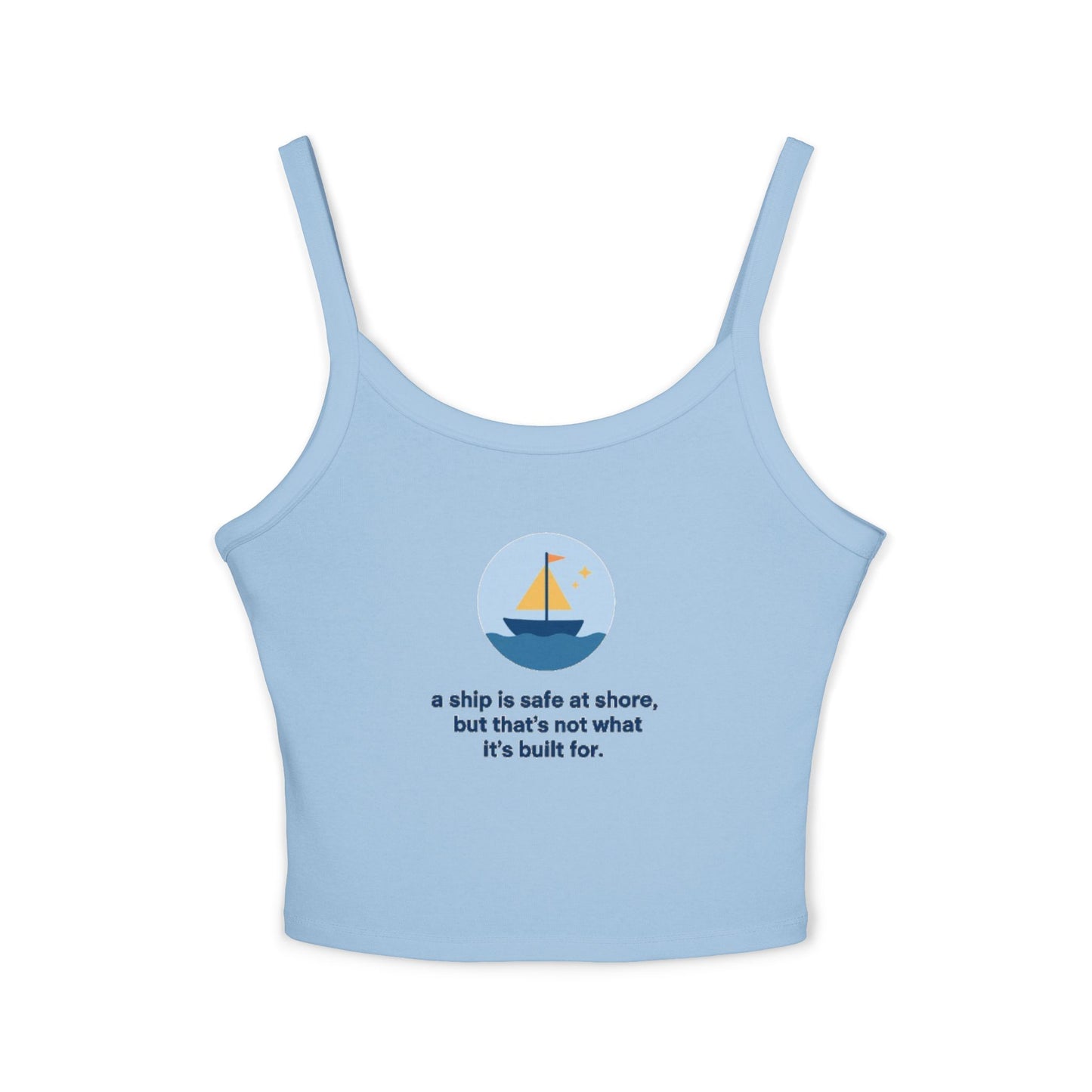 A Ship Quote | Women’s Spaghetti Strap Top
