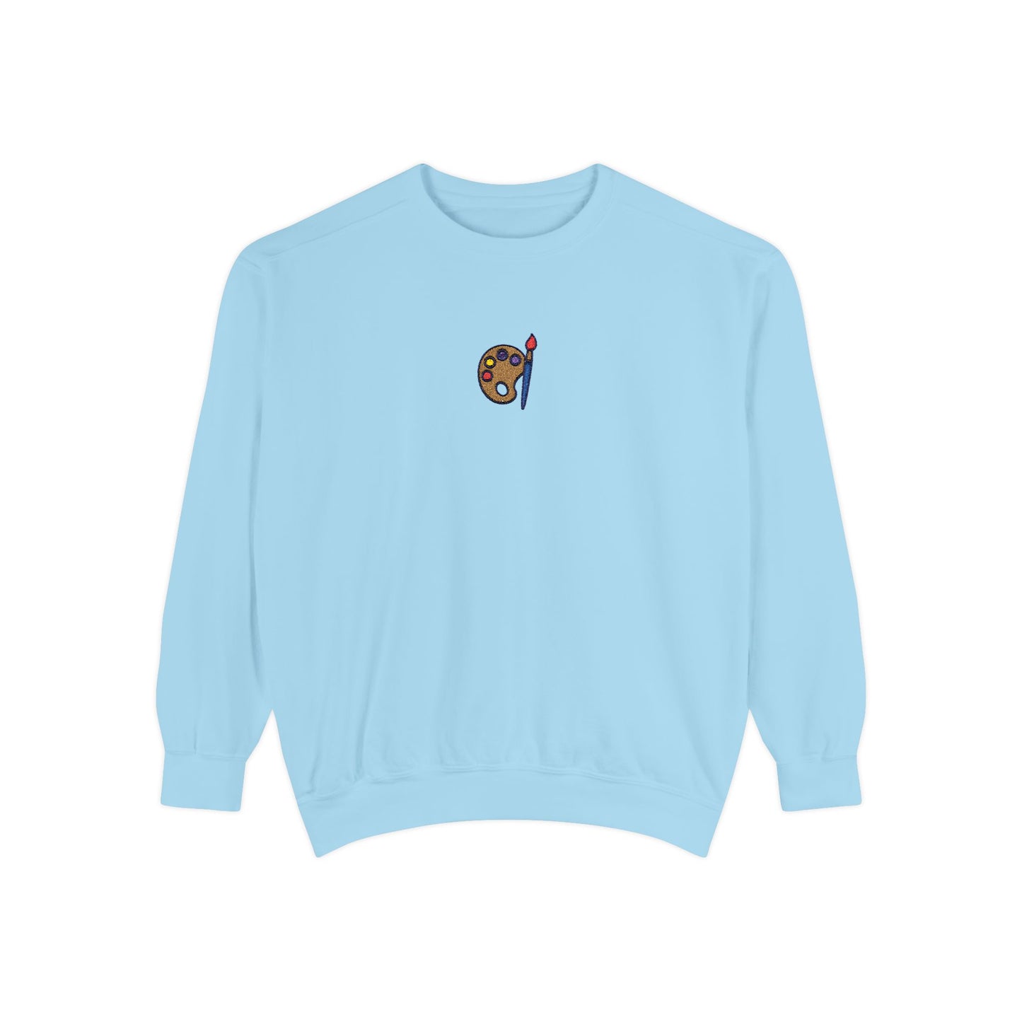 Paint Sweatshirt Embroidery Unisex