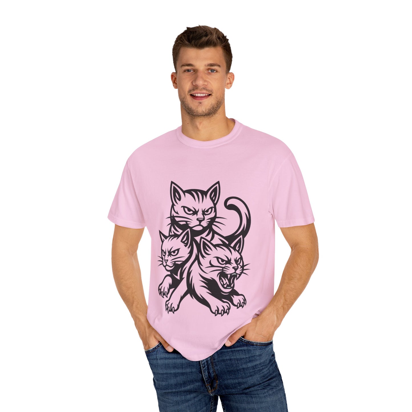 Fierce Cat Graphic T-Shirt