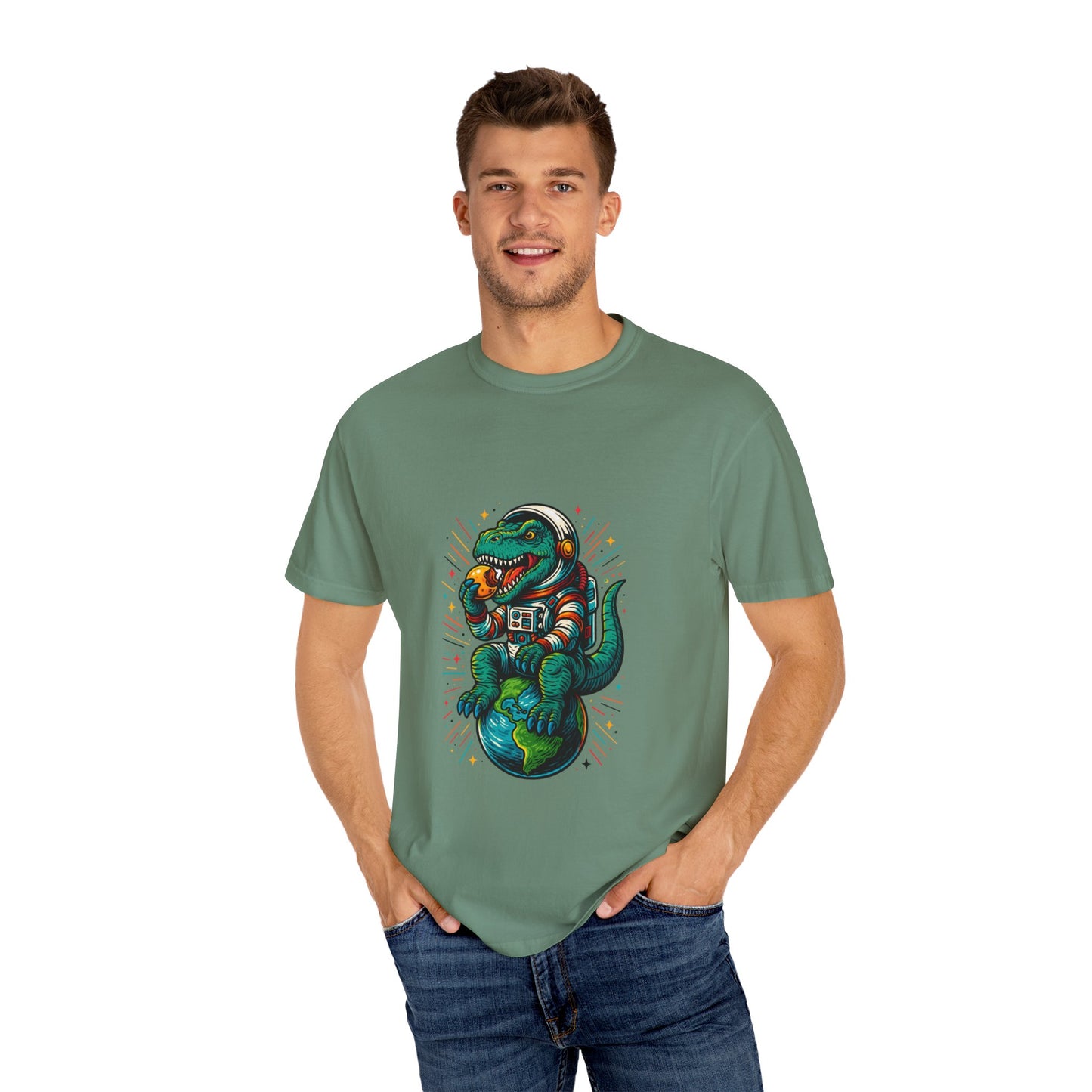 Astronaut Dinosaur T-Shirt