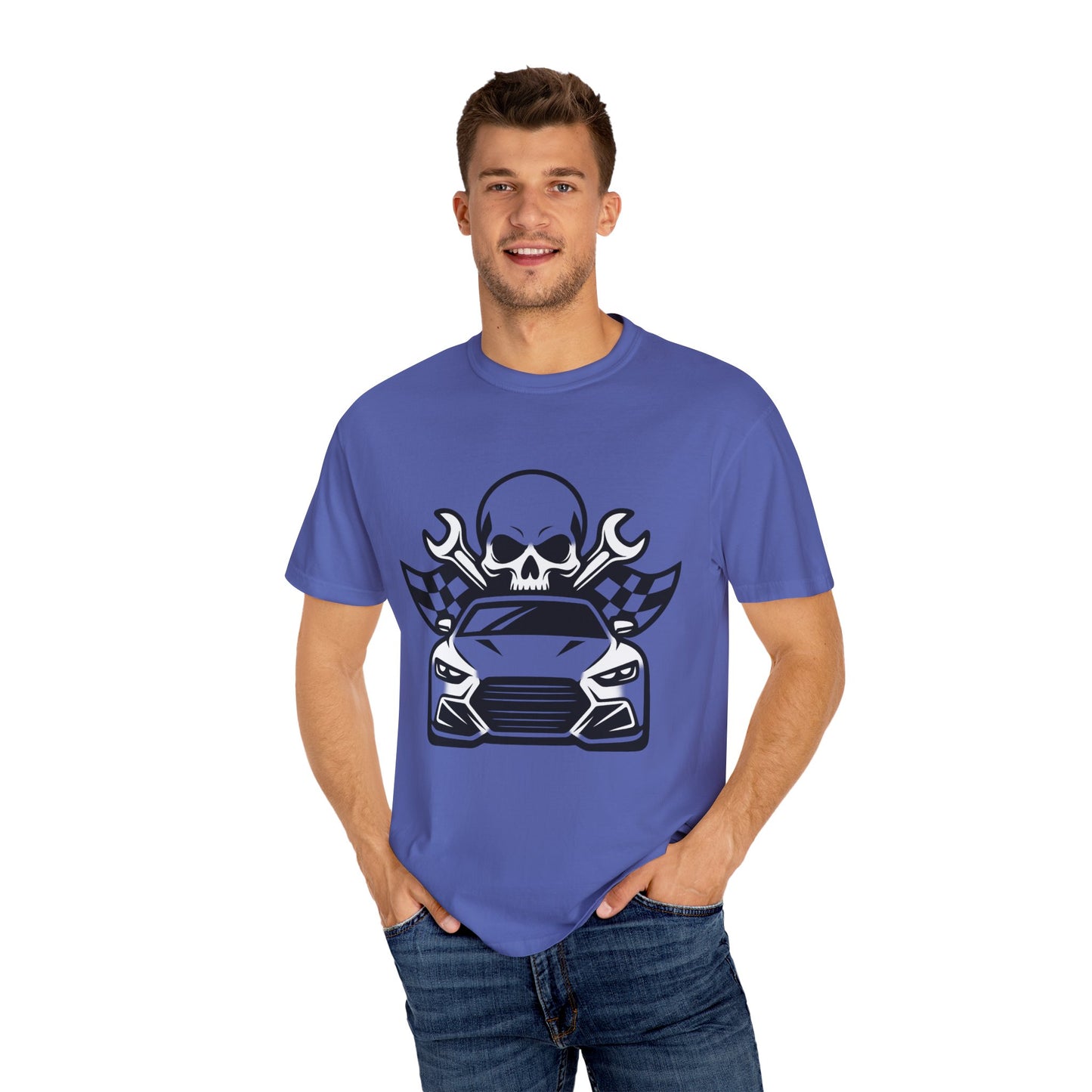 Skull Car T-Shirt Unisex