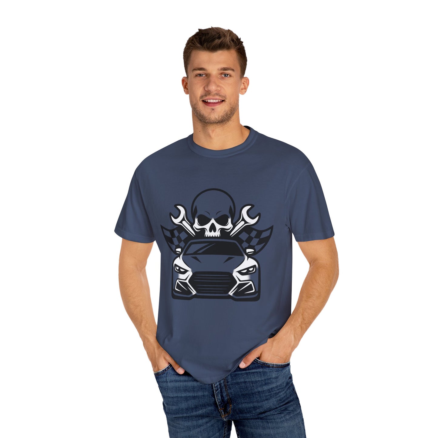 Skull Car T-Shirt Unisex