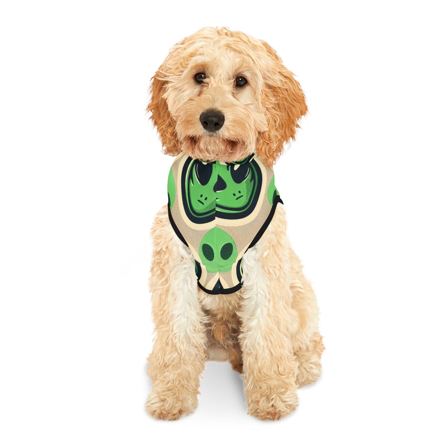 Alien Print Pet Hoodie