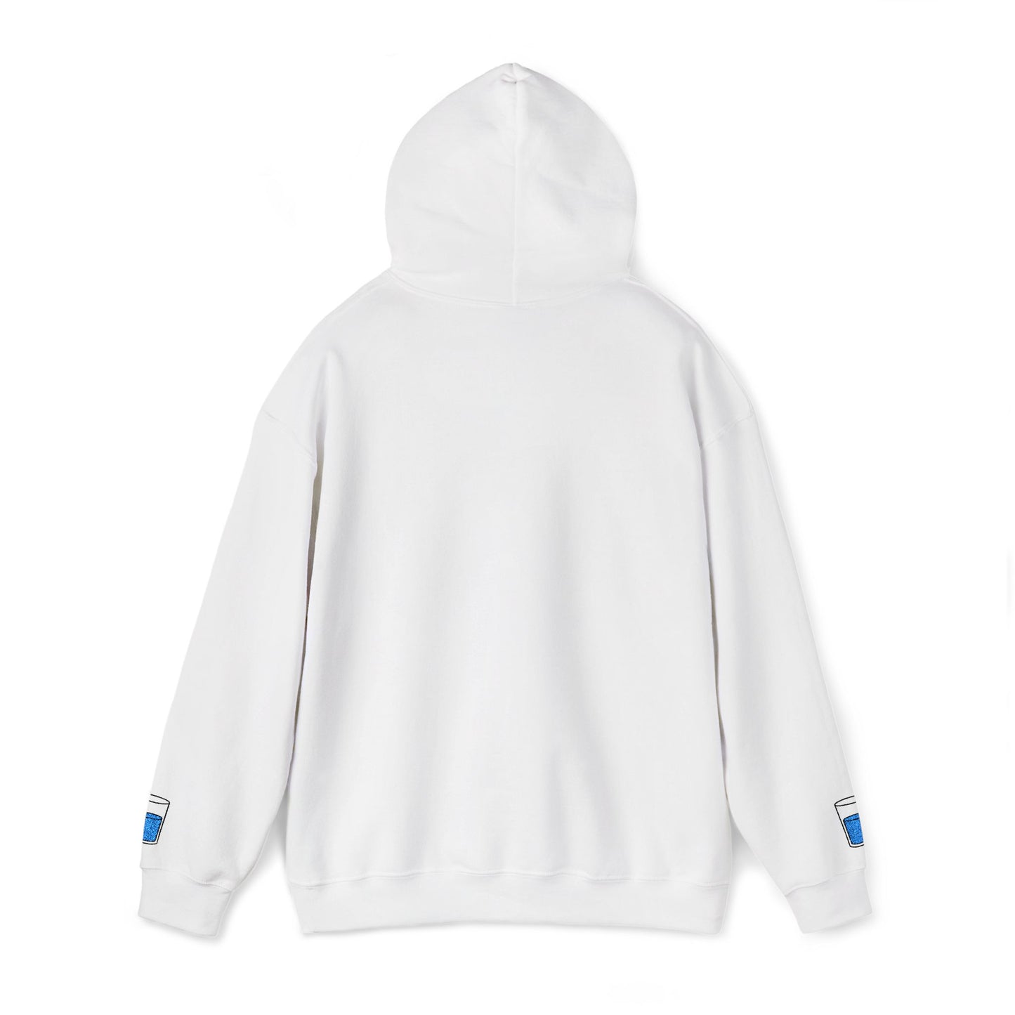 Glass Half Full with Sleeve Art Sweatshirt