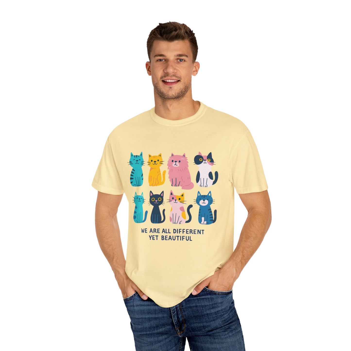 Colorful Cat T-Shirt Unisex