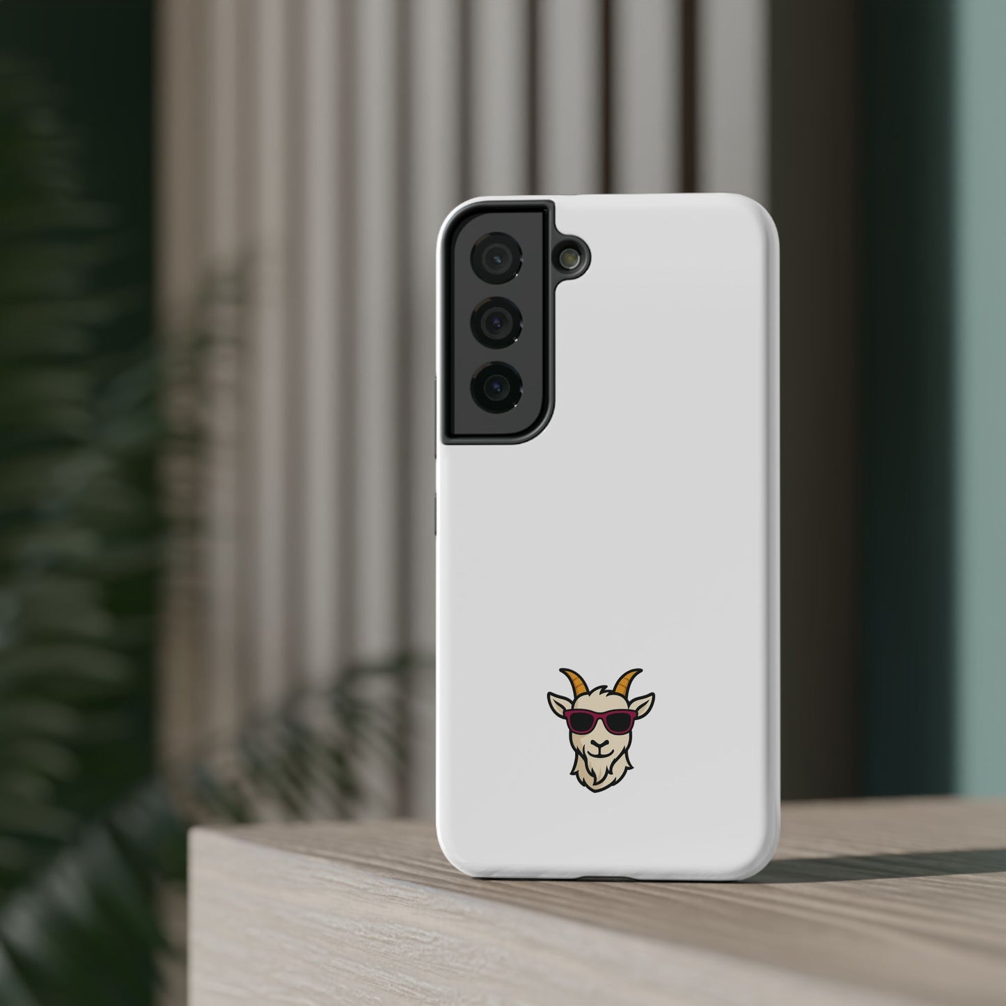 Goat Logo Impact-Resistant Phone Case