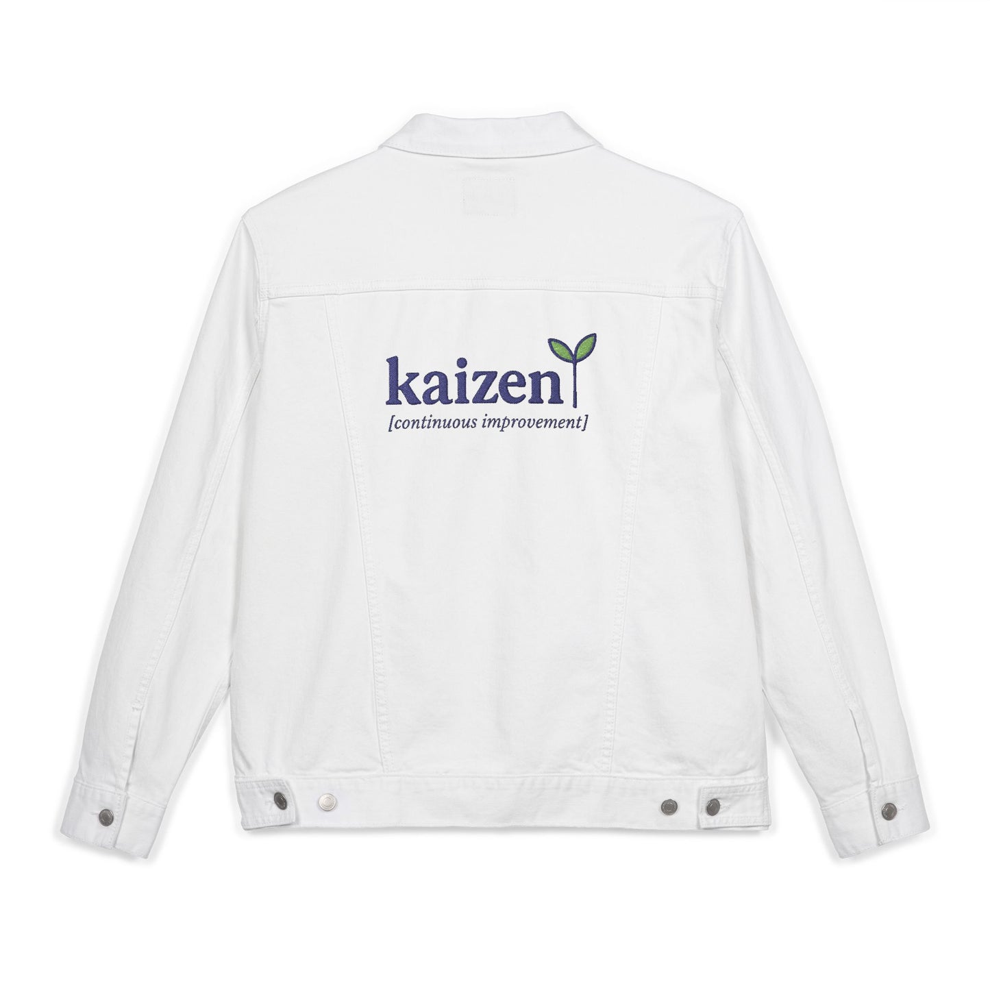 Embroidered Kaizen Denim Jacket