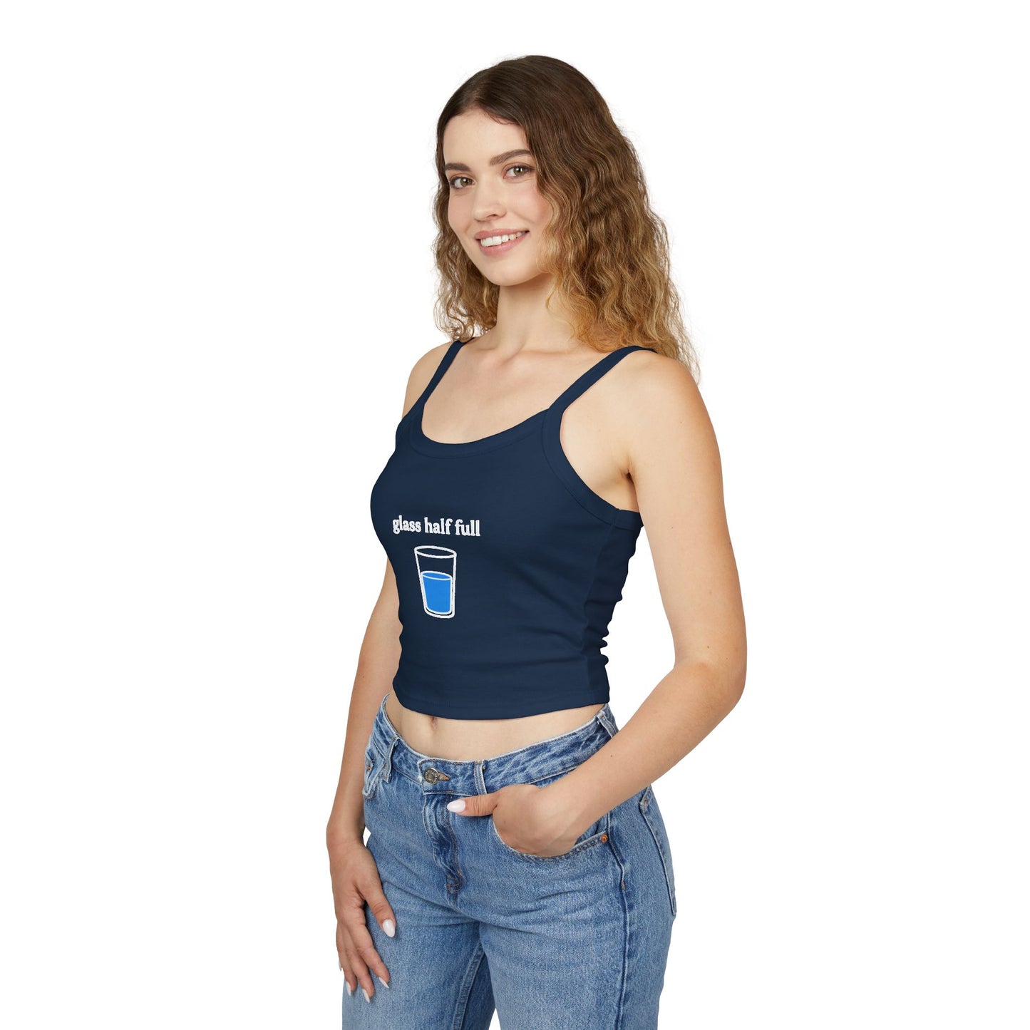 Glass Half Full Tank Top