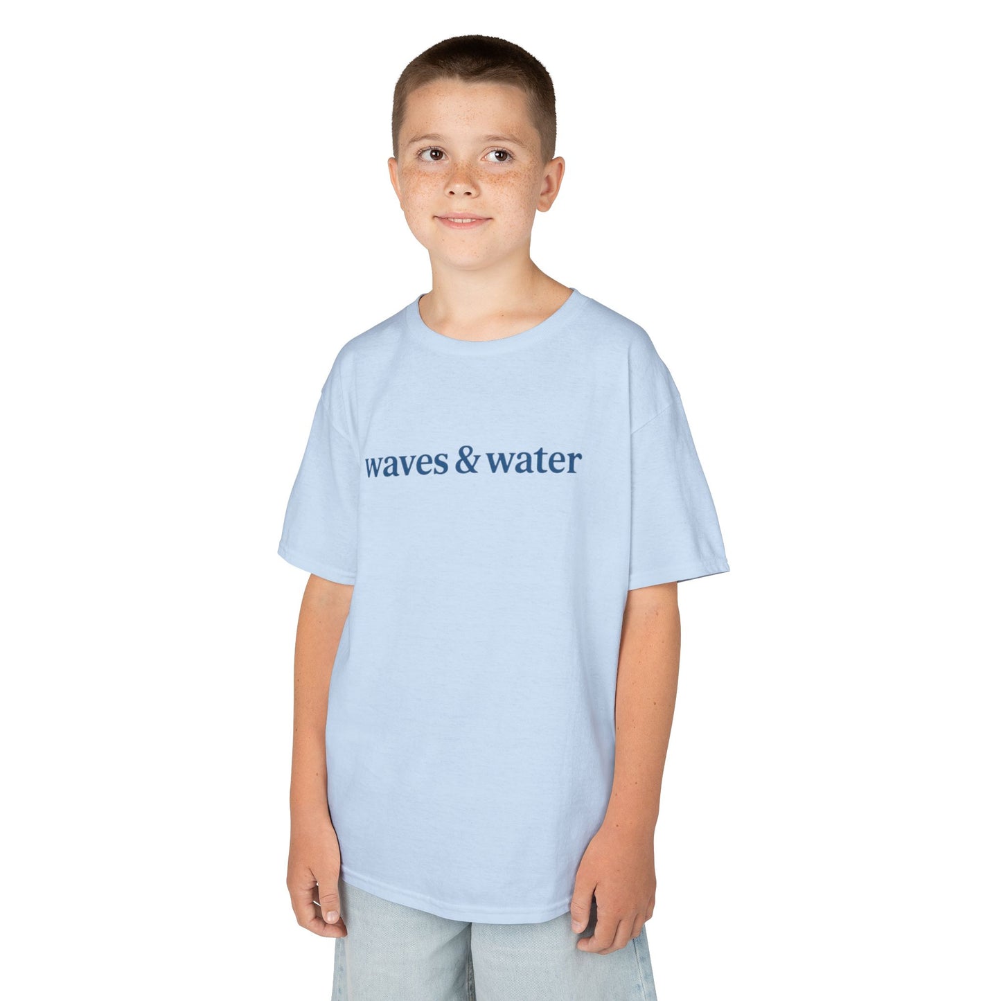 Kids Beach Vibes Tee, Waves & Water T-Shirt