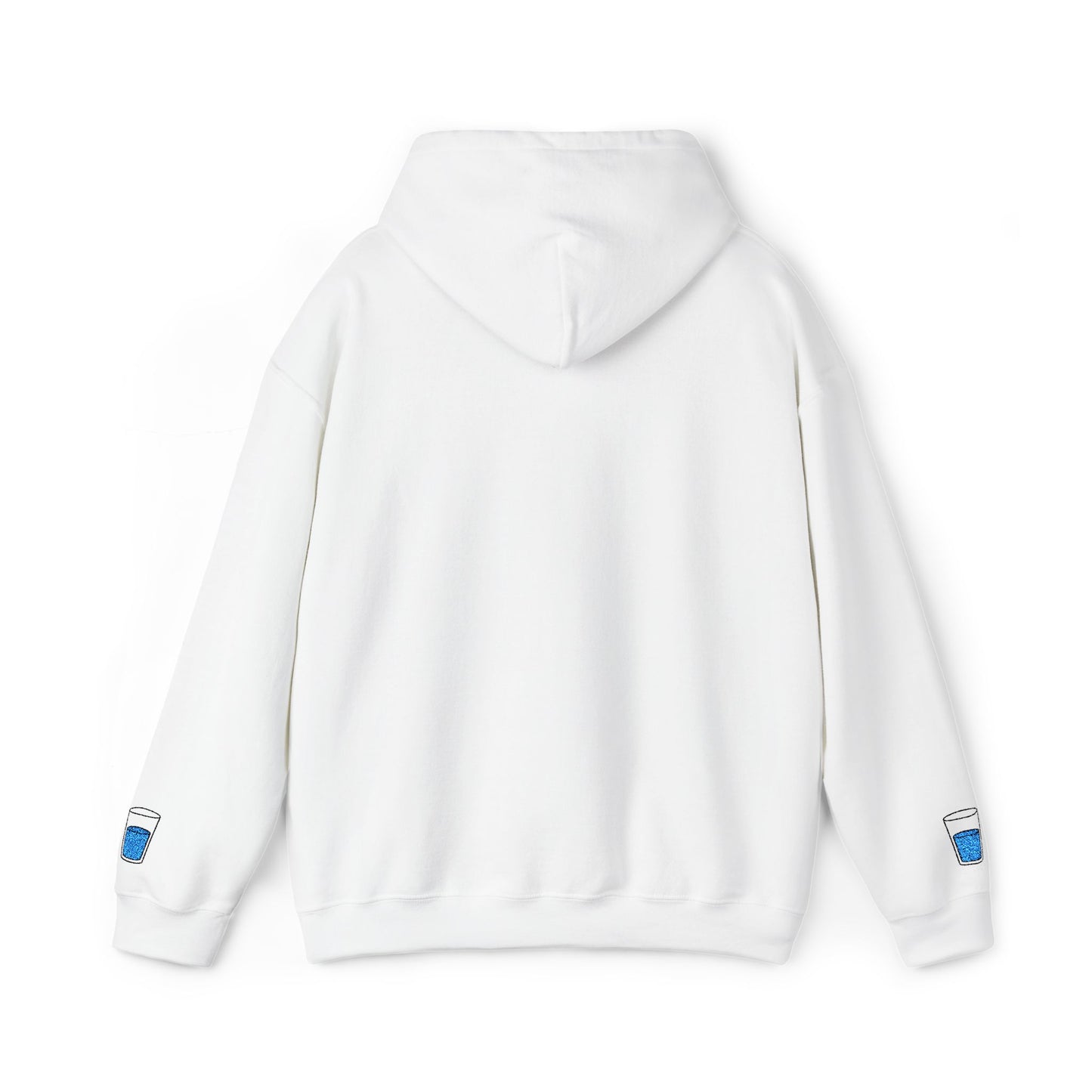 Glass Half Full with Sleeve Art Sweatshirt