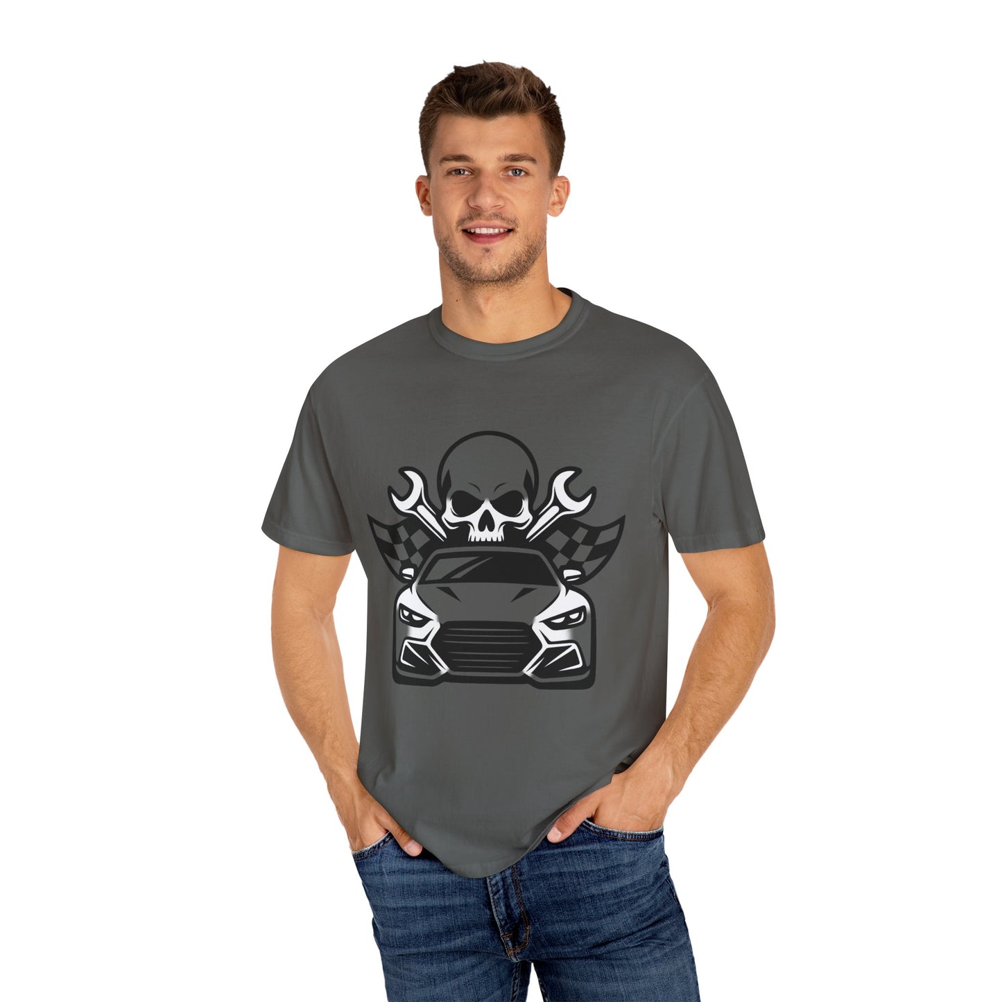 Skull Car T-Shirt Unisex