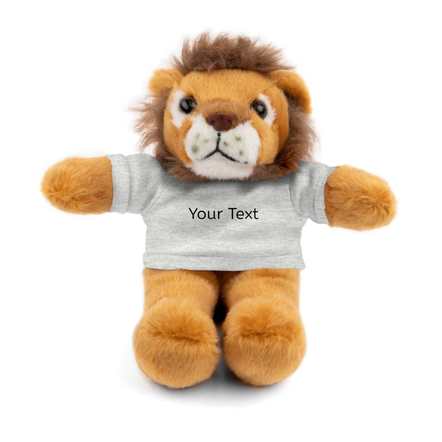 Personalized Stuffed Animal with Tee, Custom Teddy Bear Gift, Cuddly Plush Toy