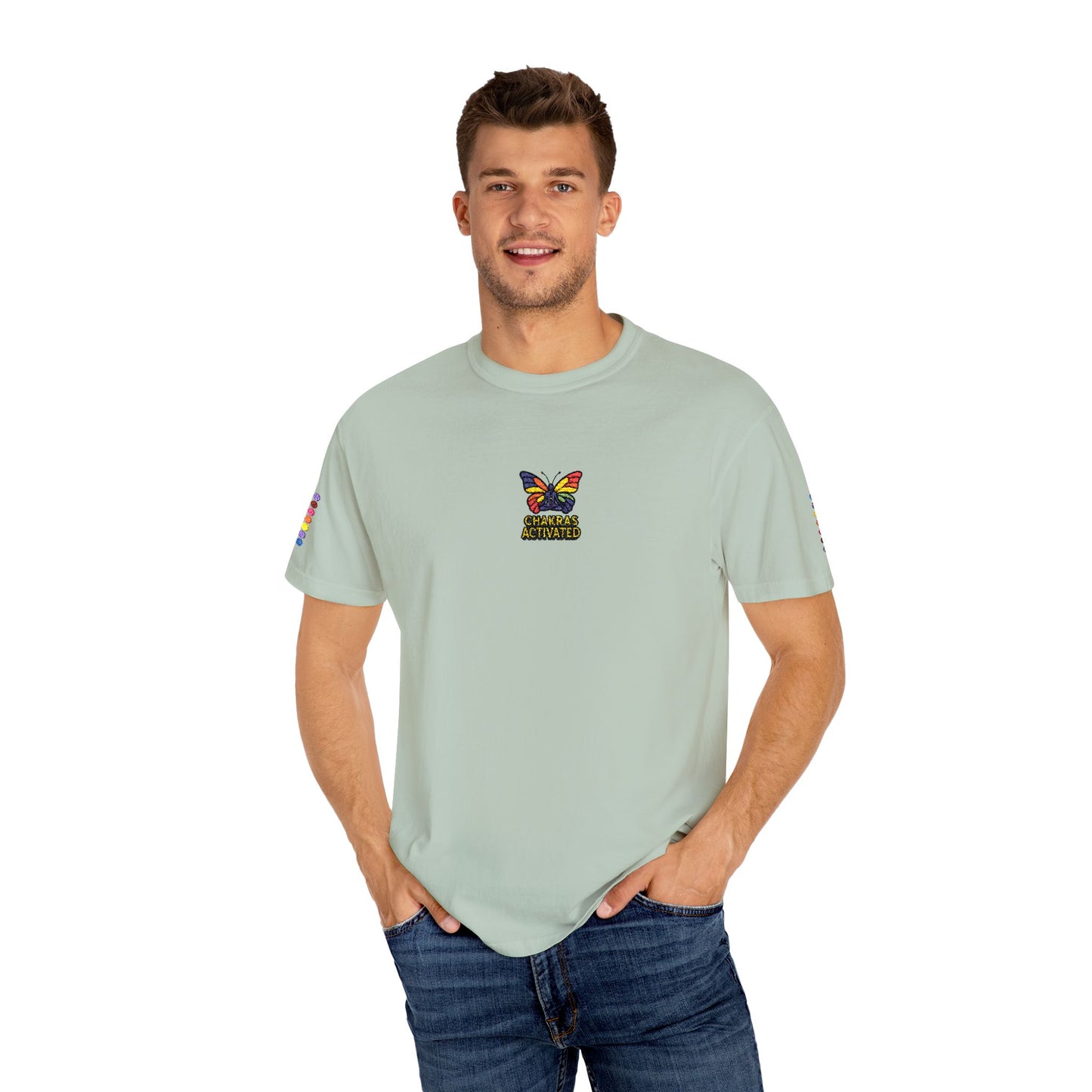 Butterfly Chakras Design Unisex T-Shirt