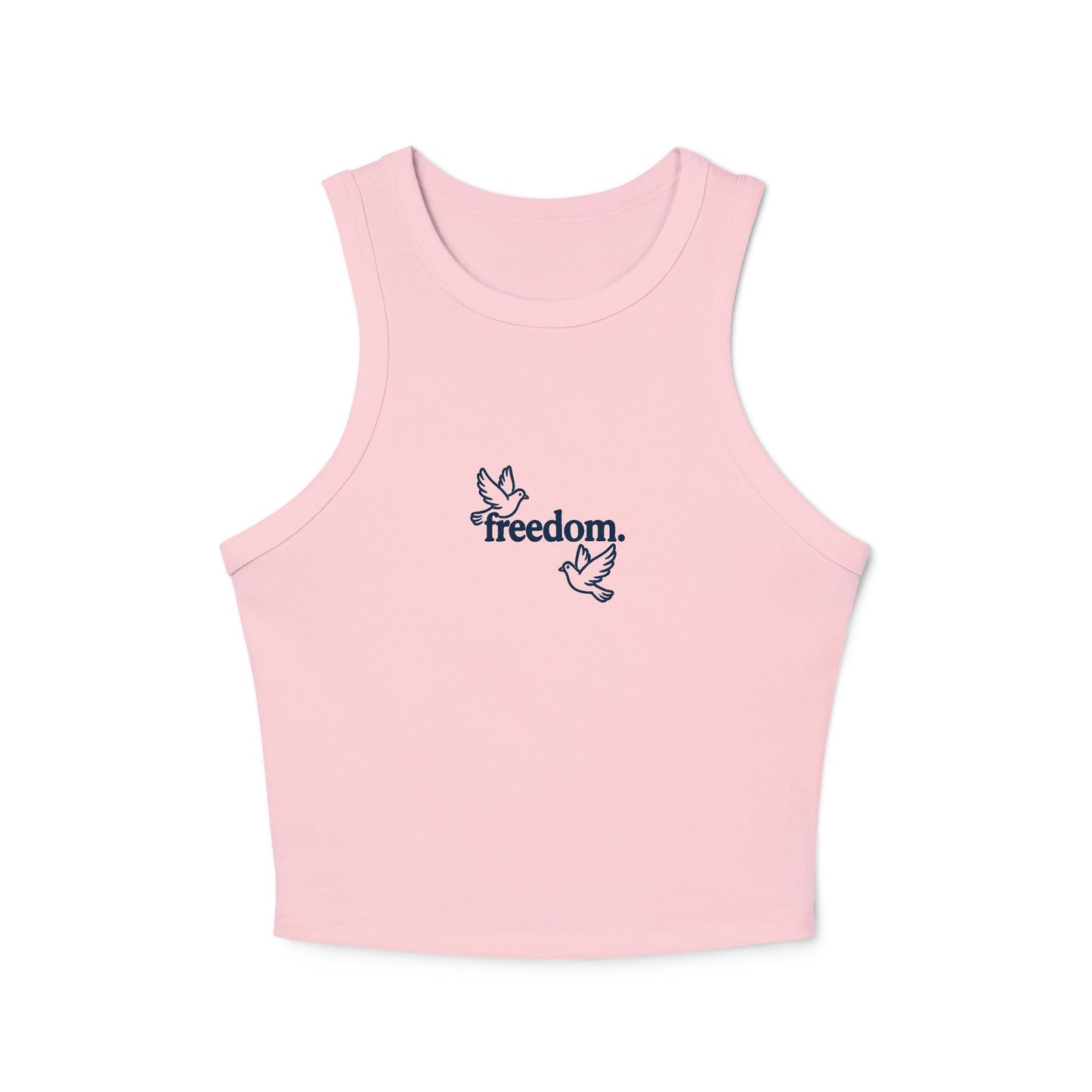 Freedom Micro Rib Racer Tank Top for Women