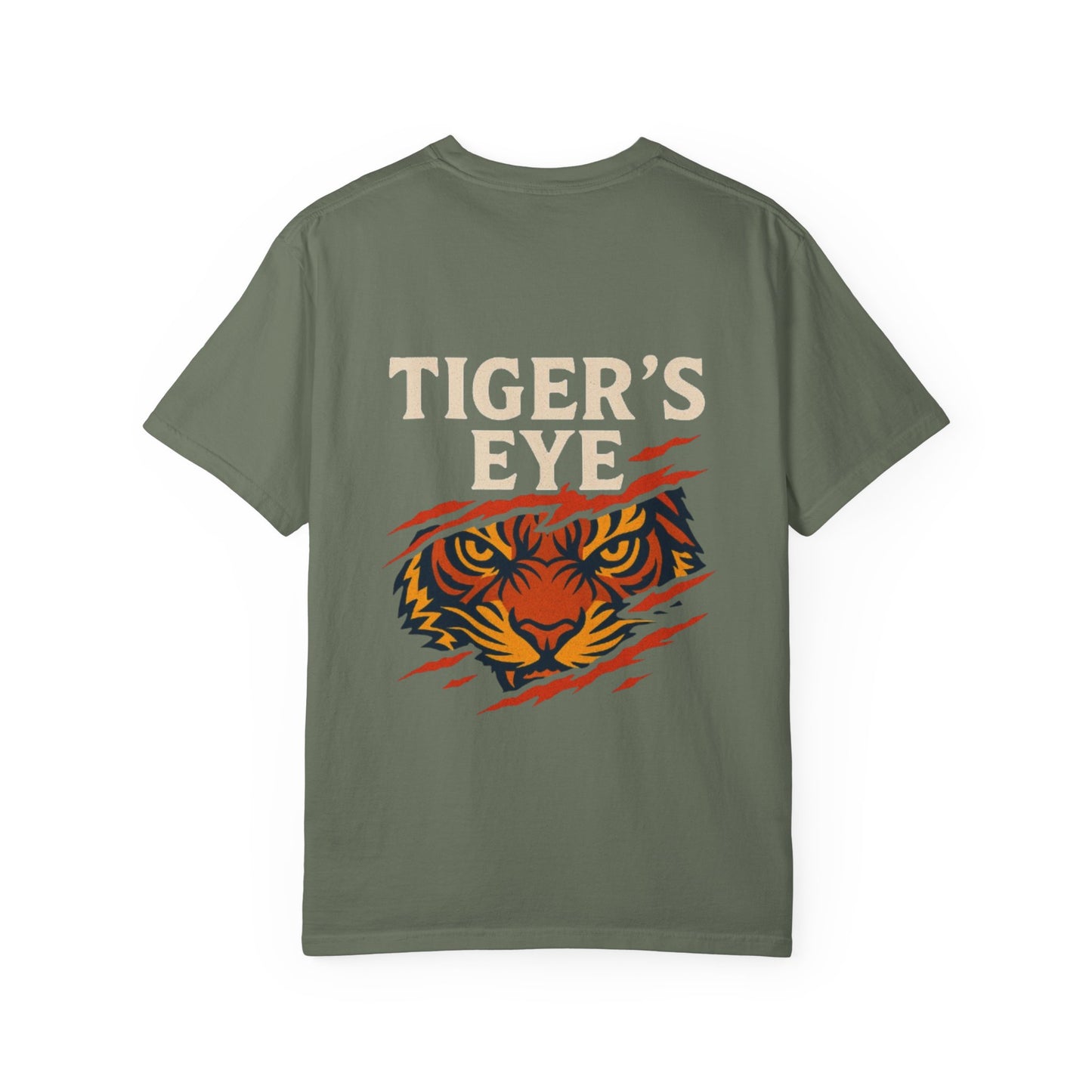 Tiger's Eye Back Print T shirt