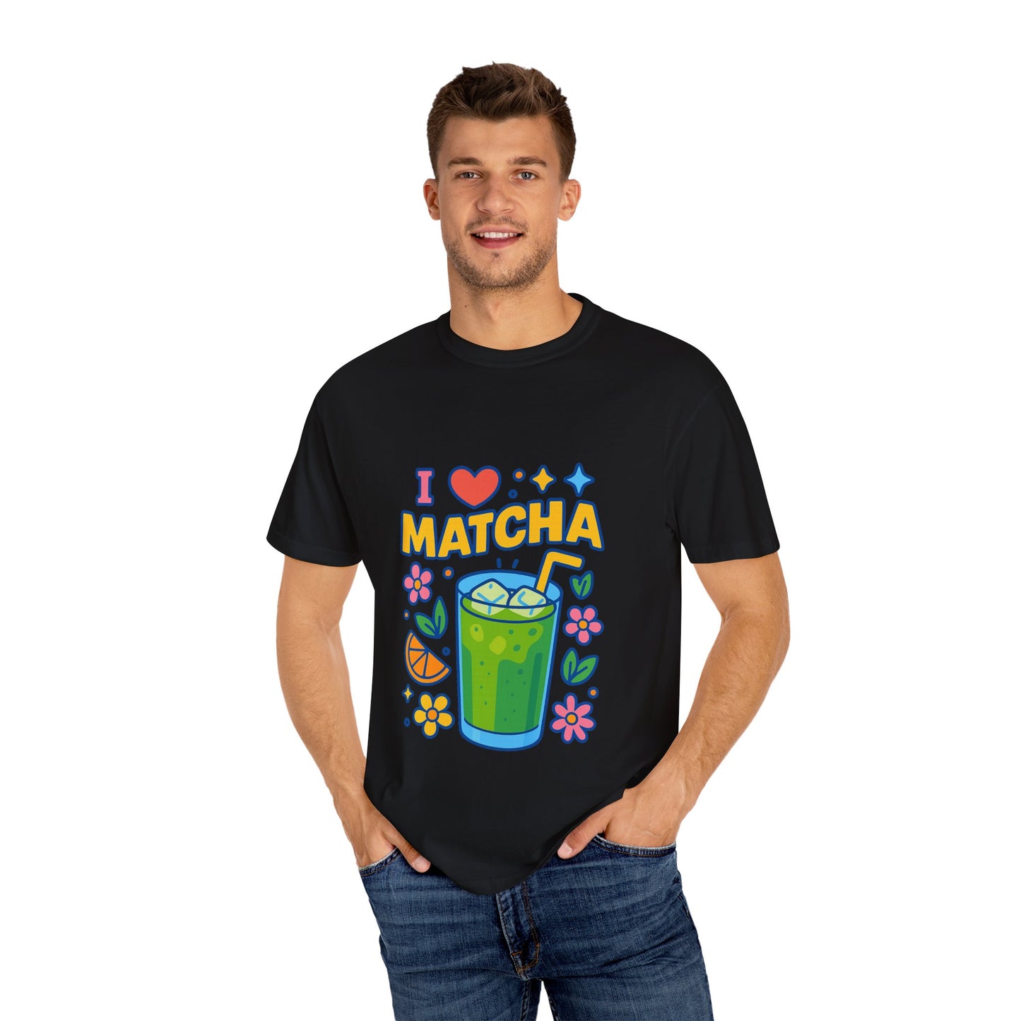 Matcha-Lover Unisex Garment-Dyed T-shirt