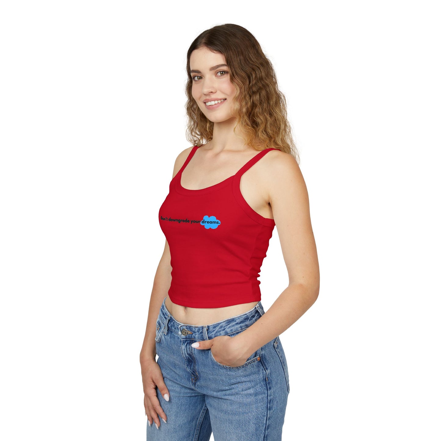 Dream Big Spaghetti Strap Tank Top