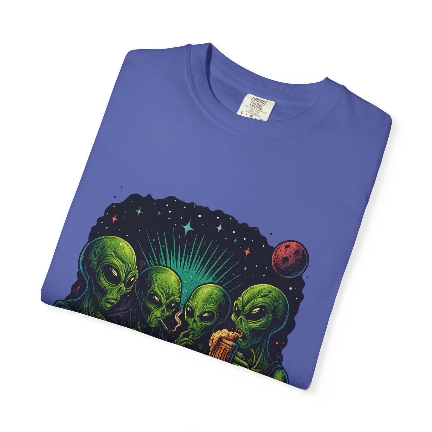 Alien Party T-Shirt | Unisex Garment-Dyed Tee