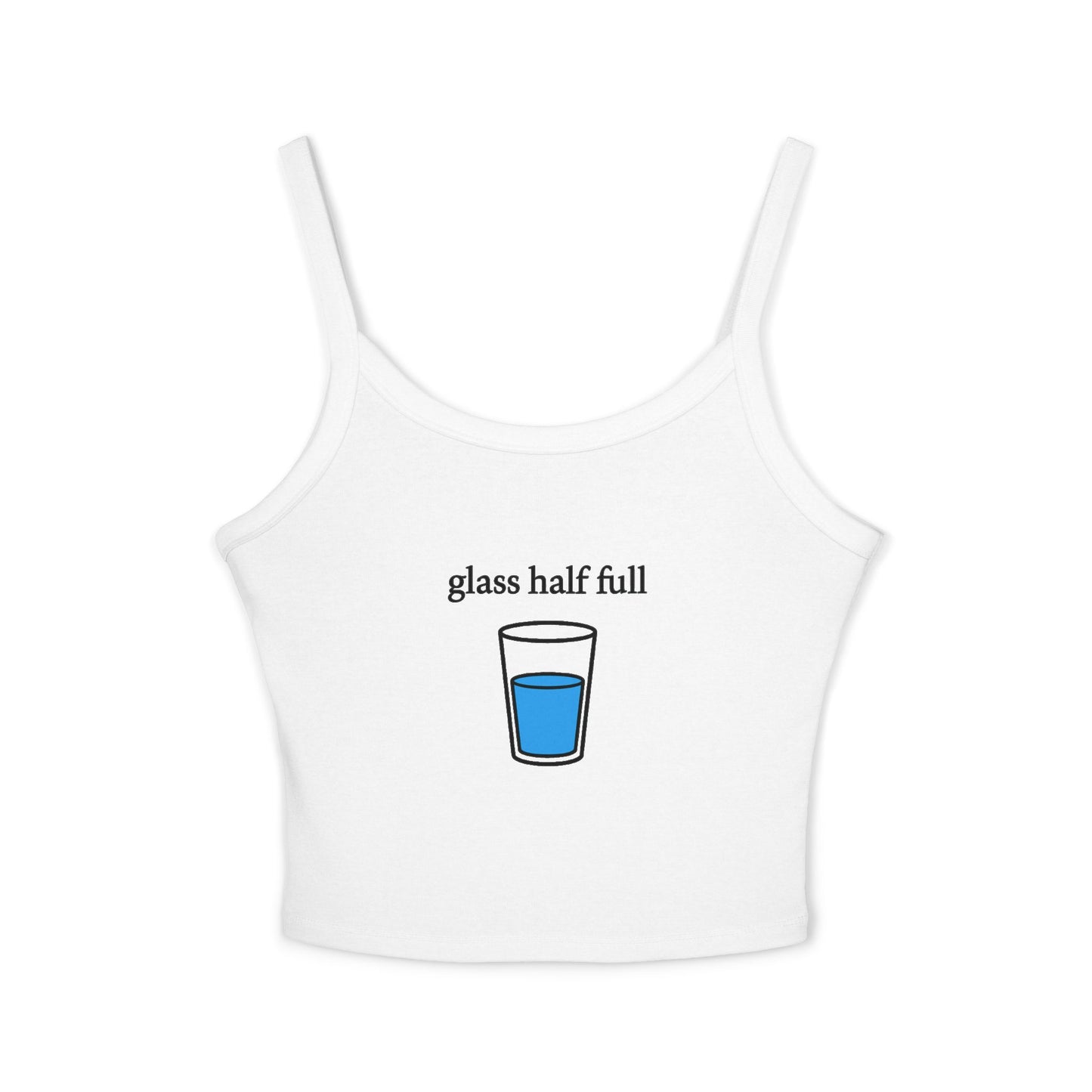 Glass Half Full Tank Top