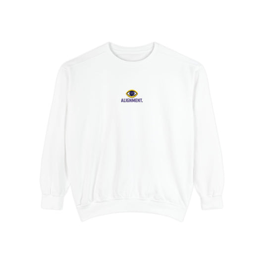 Alignment Embroidery Sweatshirt Unisex