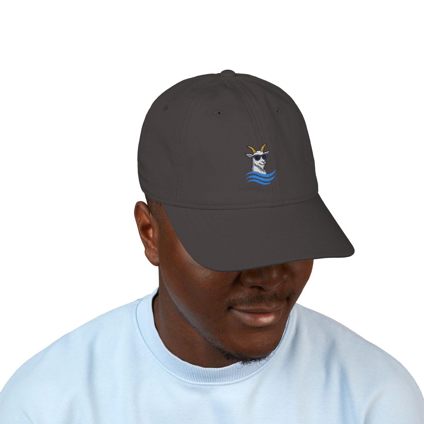 Cool Goat Cap Embroidered
