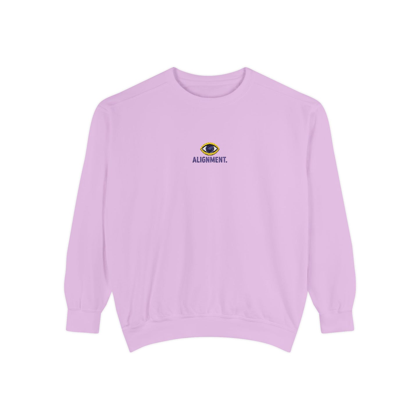 Alignment Embroidery Sweatshirt Unisex