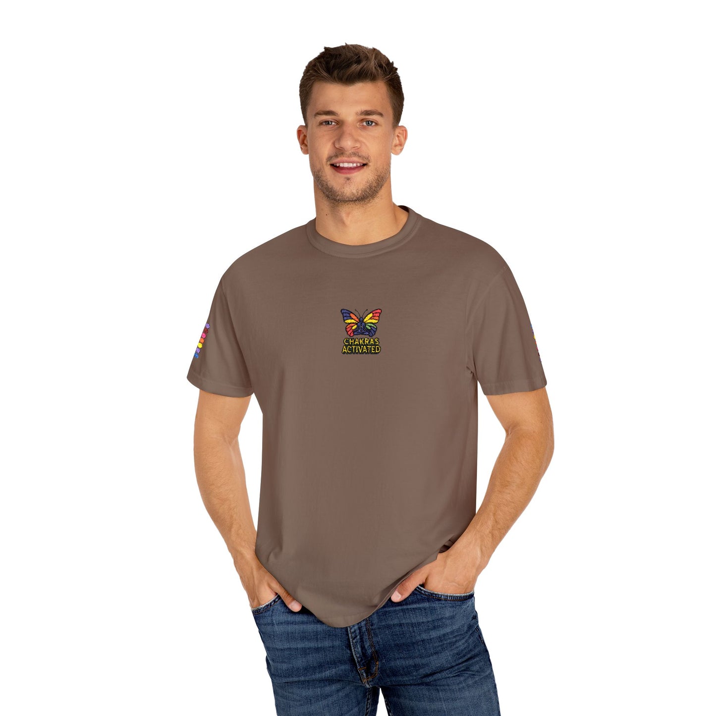 Butterfly Chakras Design Unisex T-Shirt