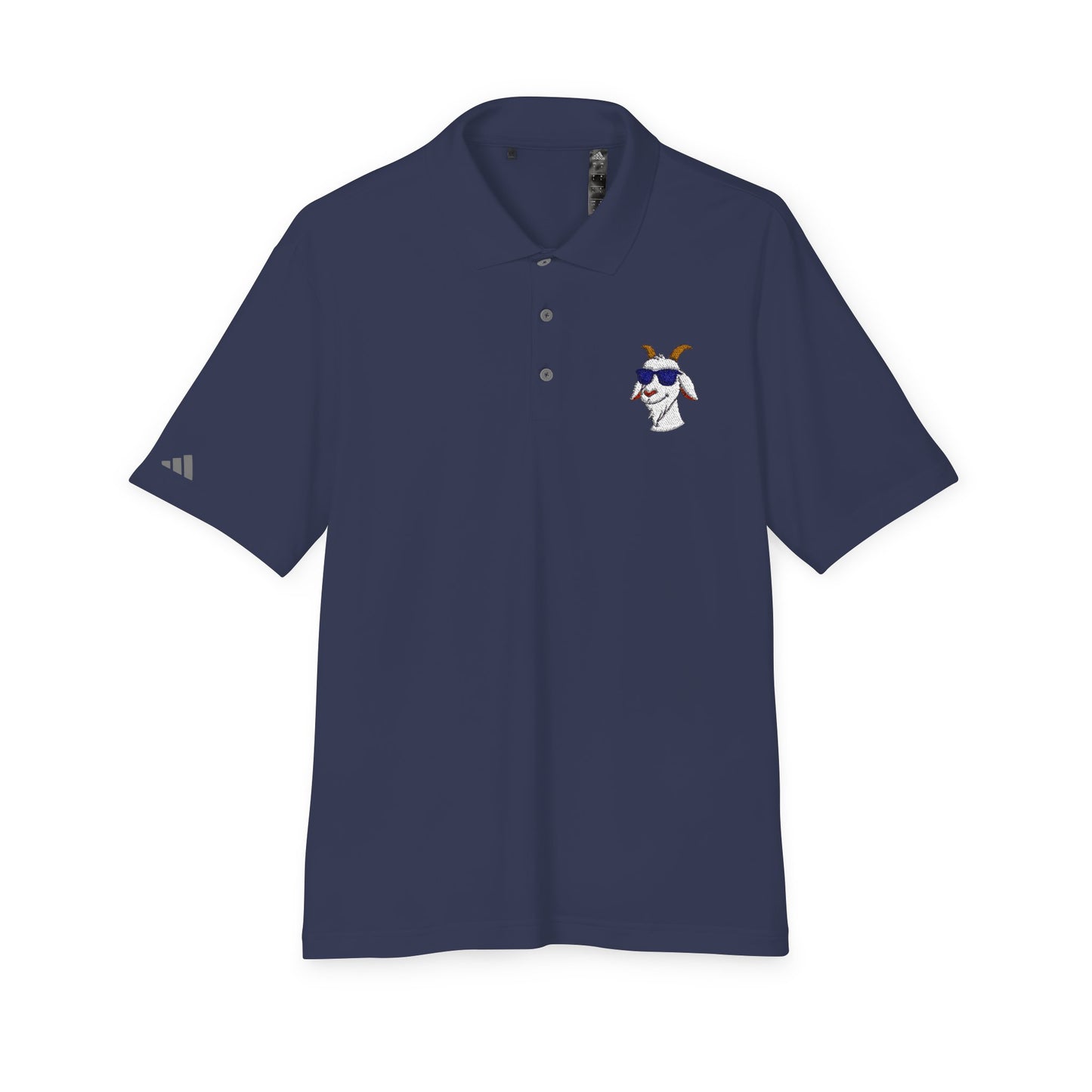 Adidas Polo Shirt with "Goat" Logo