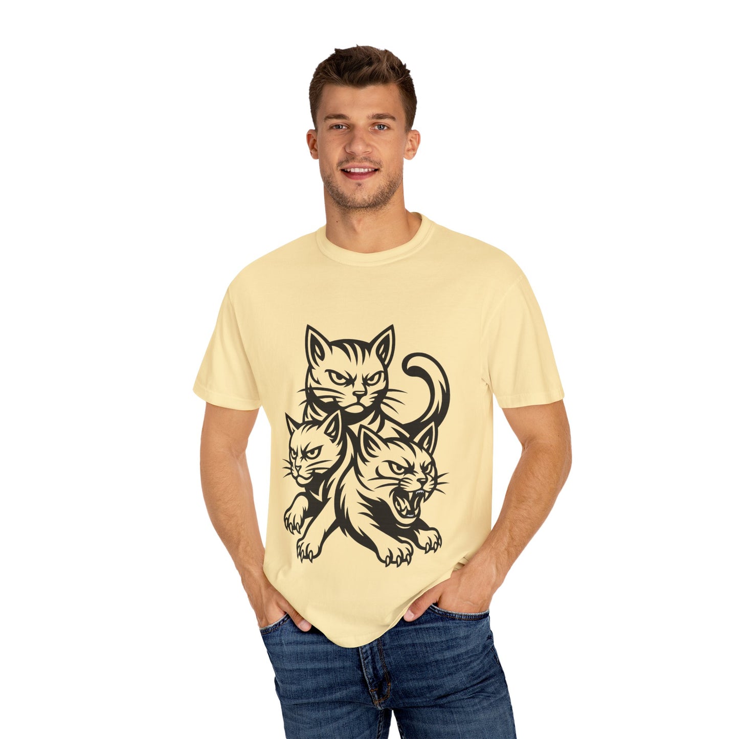 Fierce Cat Graphic T-Shirt