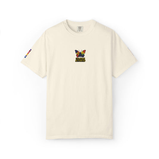 Butterfly Chakras Design Unisex T-Shirt
